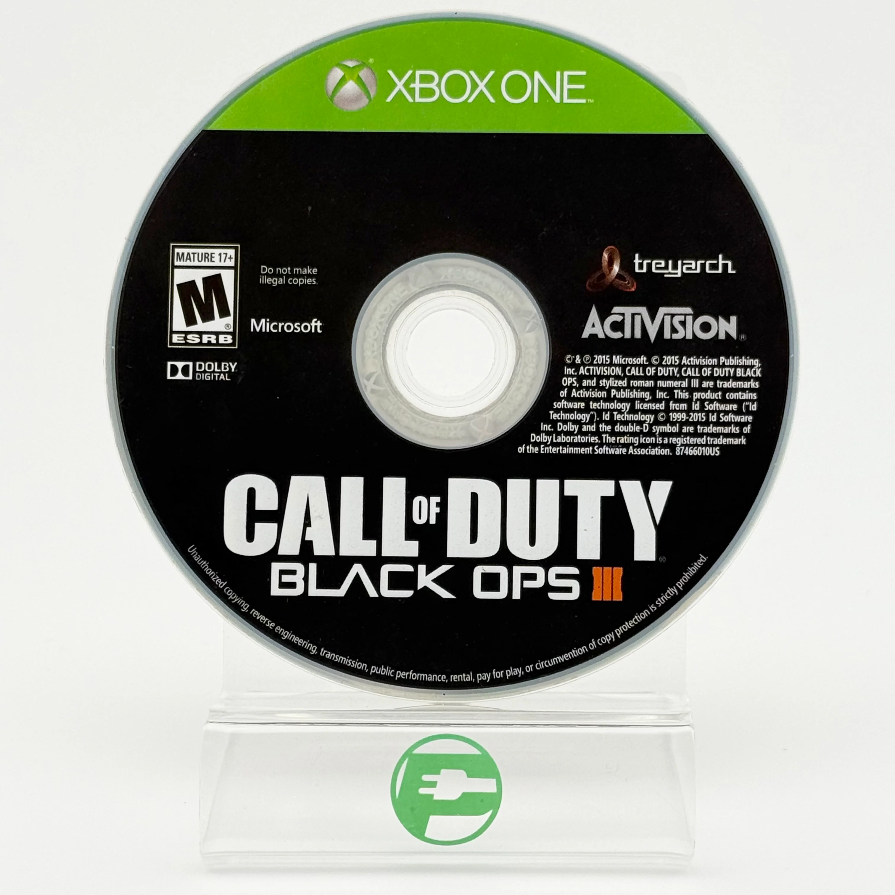 Call of Duty Black Ops III (Microsoft Xbox One, 2015) Cartridge Only