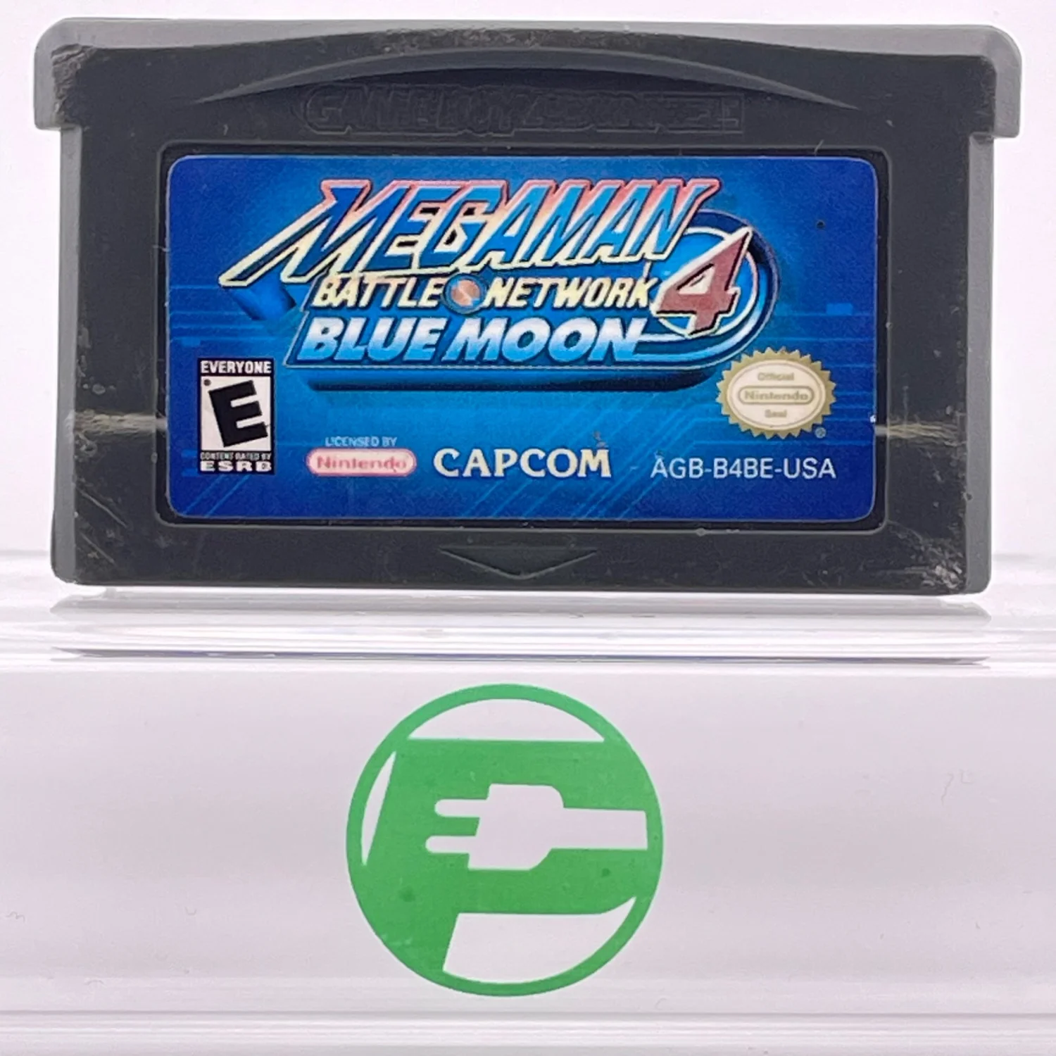 Mega Man Battle Network 4 Blue Moon (Nintendo GameBoy Advance, 2004) Cartridge