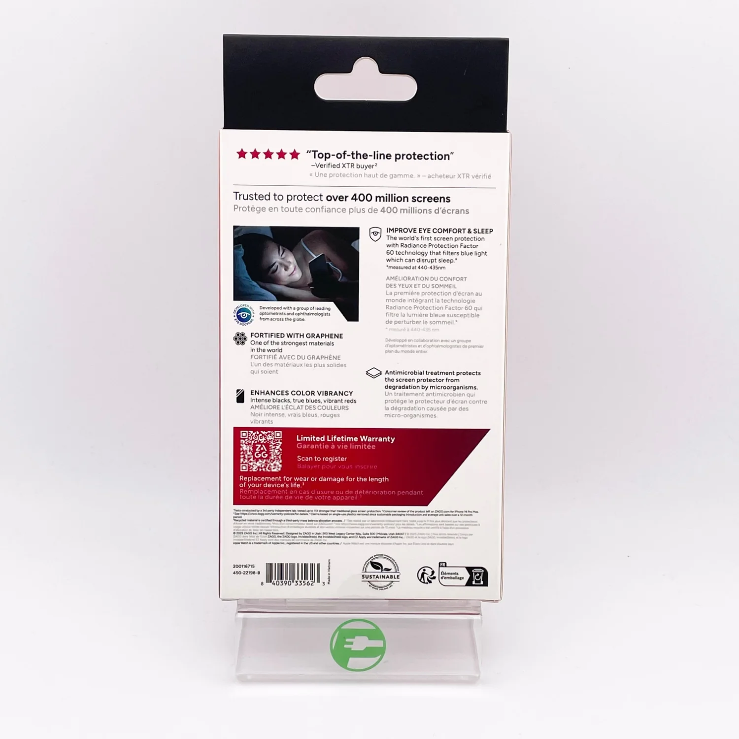 New ZAGG Invisible Shield Screen Protector for Apple Watch Ultra 3/2/1 XTR4 - Image 2