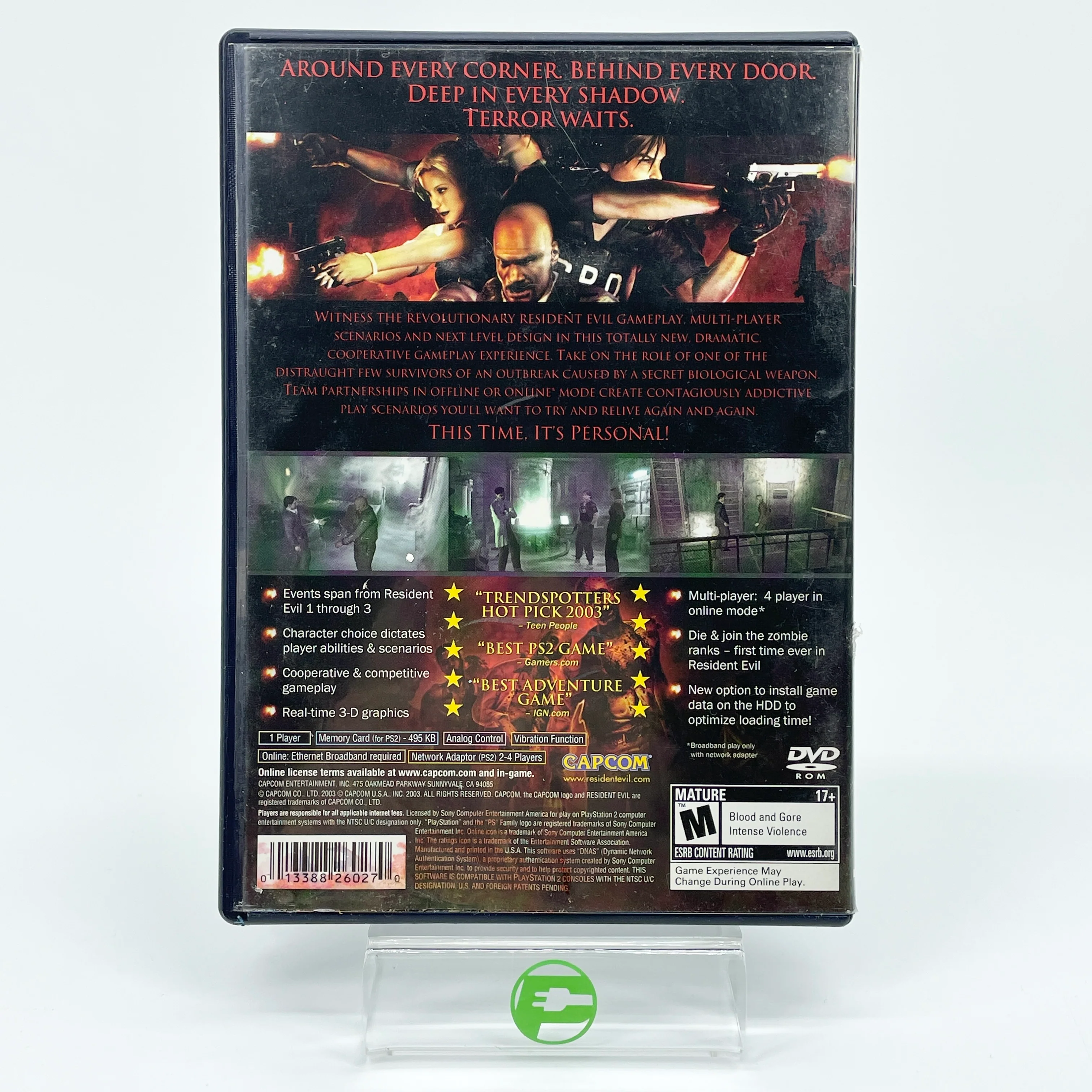 Resident Evil Outbreak (Sony PlayStation 2 PS2, 2003) - Image 2