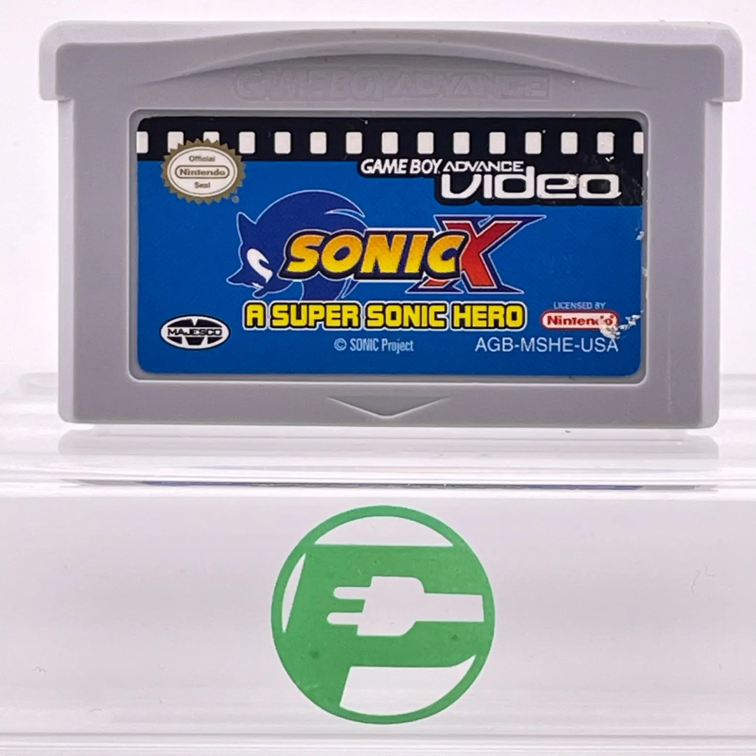 Sonic X: A Super Sonic Hero (Nintendo GameBoy Advance, 2004) Cartridge Only