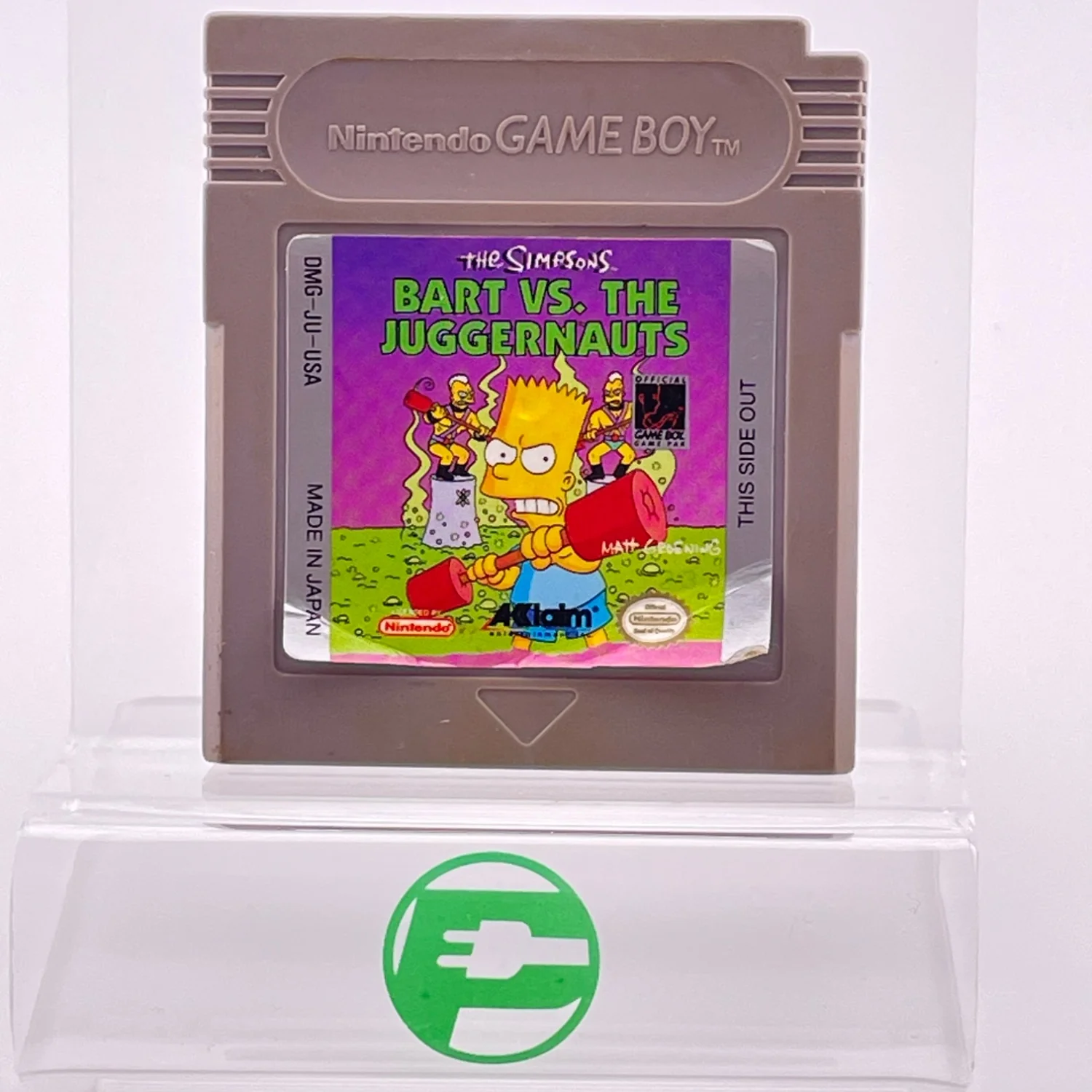 The Simpsons Bart vs the Juggernauts (Nintendo GameBoy, 1992) Cartridge Only